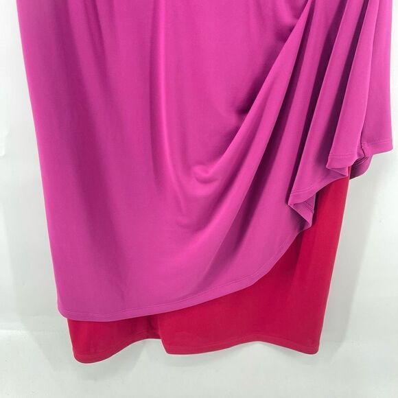 Narciso Rodriguez for Design Nation Womens Shift Dress Stretch Size Large Pink - Picture 7 of 13